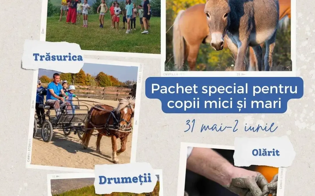 Petrece Ziua Copilului si Rusaliile la Potcoava!